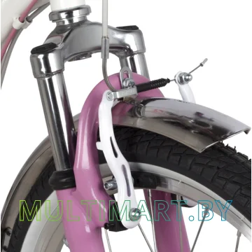 Детский велосипед Novatrack Butterfly 6.V 20SH6V.BUTTERFLY.PN22 (белый/розовый, 2022) картинка 4
